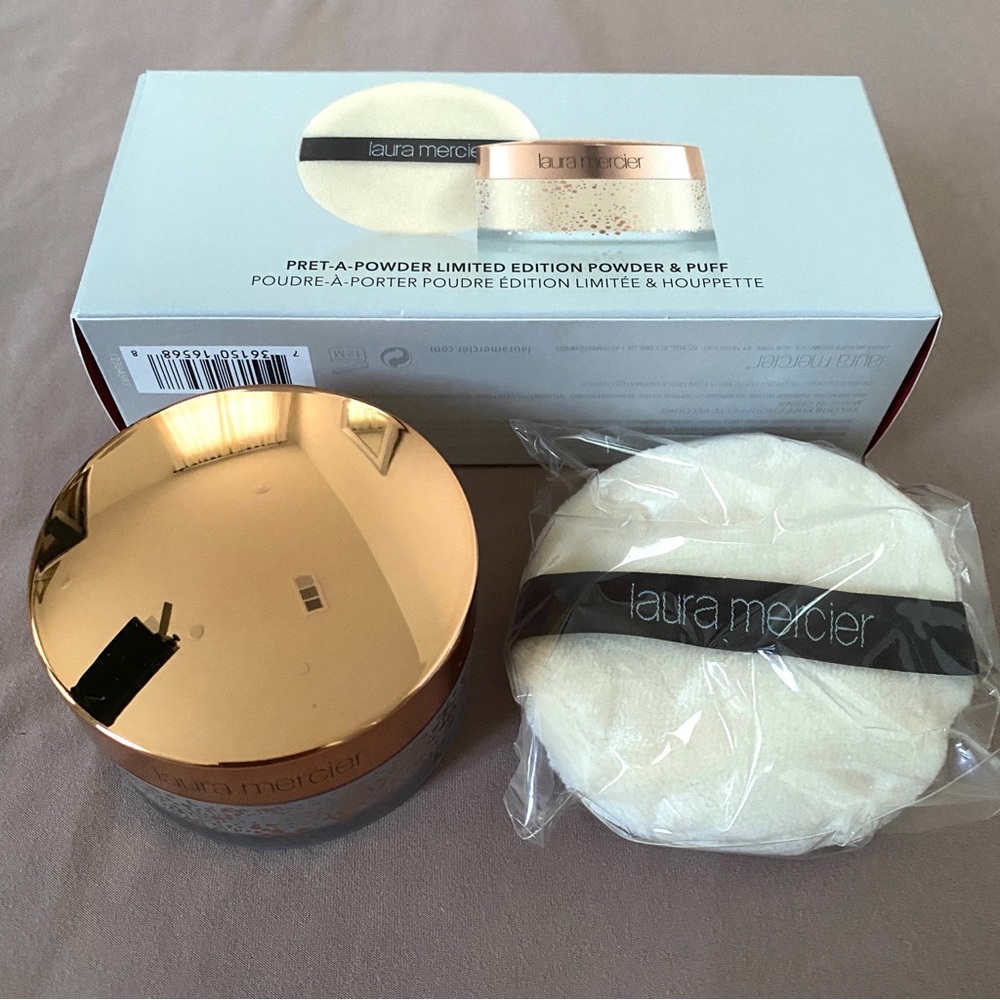 Laura Mercier: Limited Edition Setting Powder & Puff | BRAND NEW, FULL SIZE